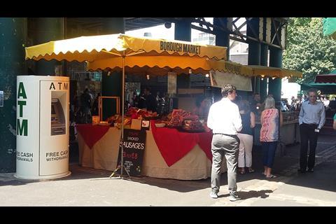 Borough Market deli meat stall